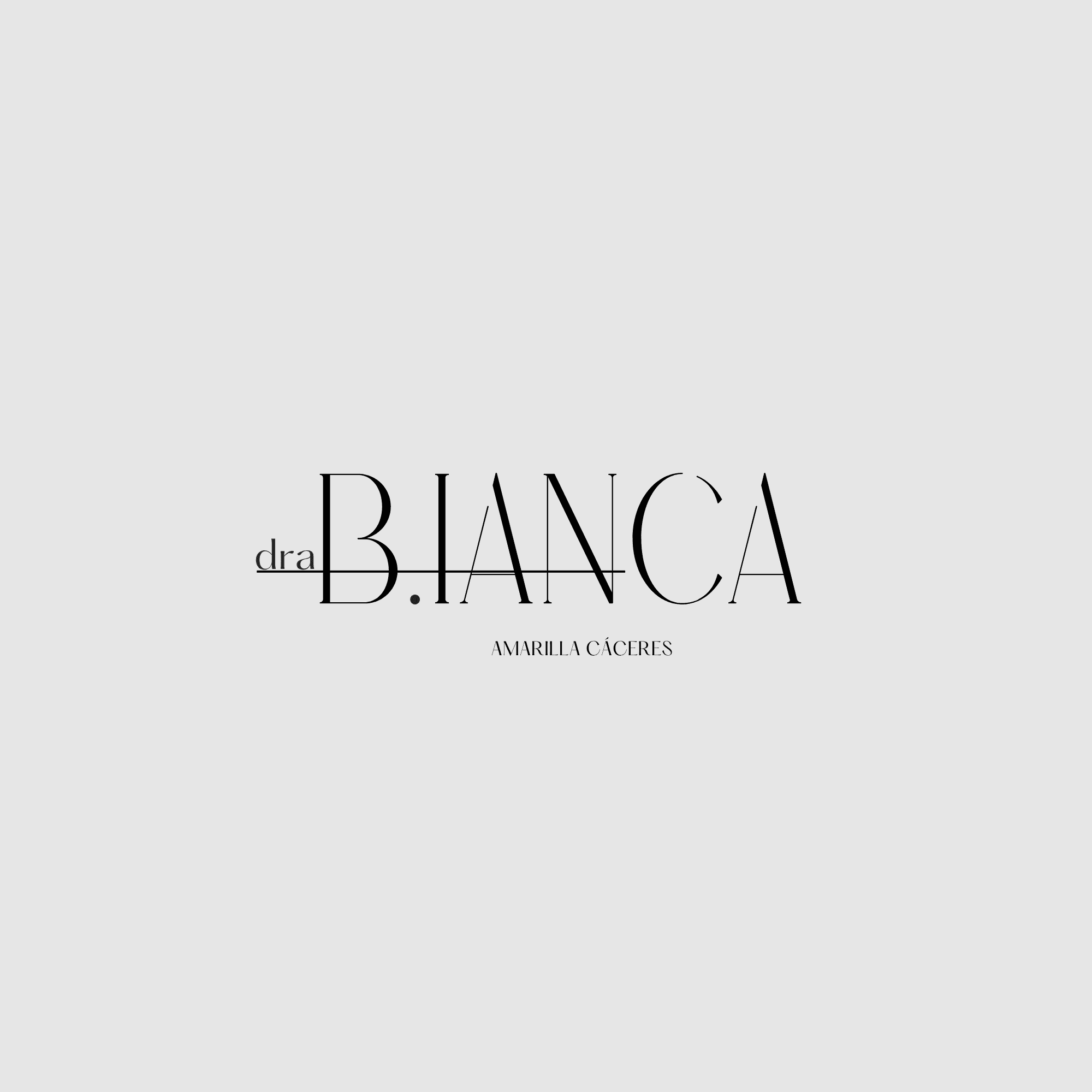 Logo Dra. Bianca Amarilla